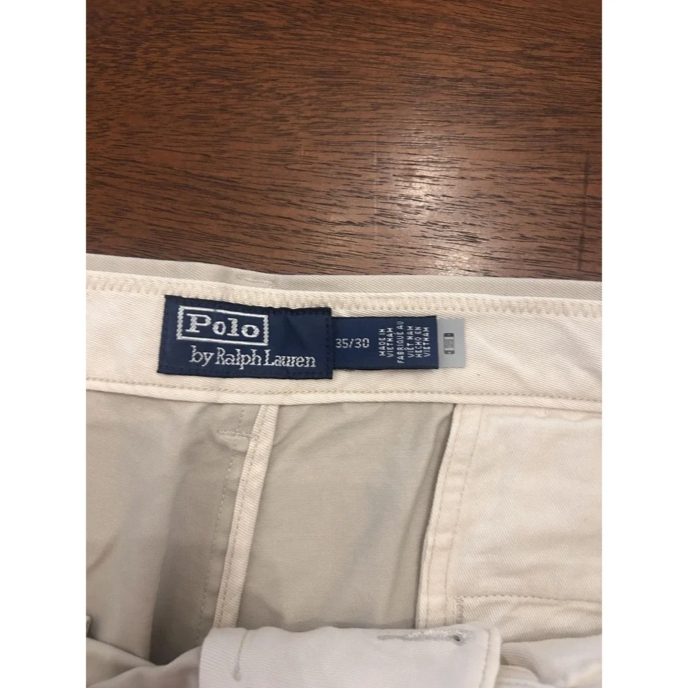Polo Ralph Lauren Pants Mens 35x30 Beige Salinger Chino Relaxed Fit Straight Leg